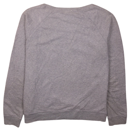 Womens UK Size M Nike Grey Pullover Sweatshirt