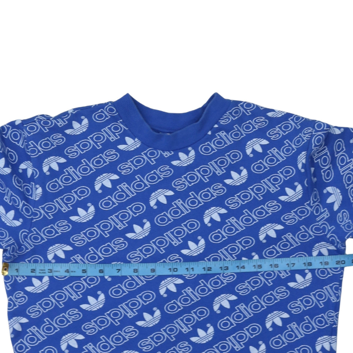 Mens UK Size S adidas Blue Pullover Sweatshirt