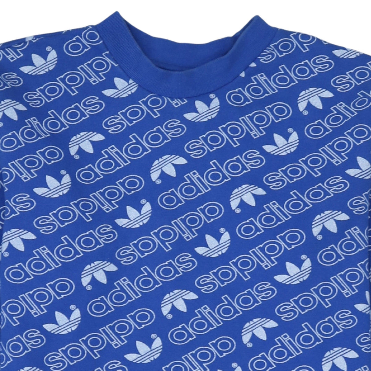 Mens UK Size S adidas Blue Pullover Sweatshirt