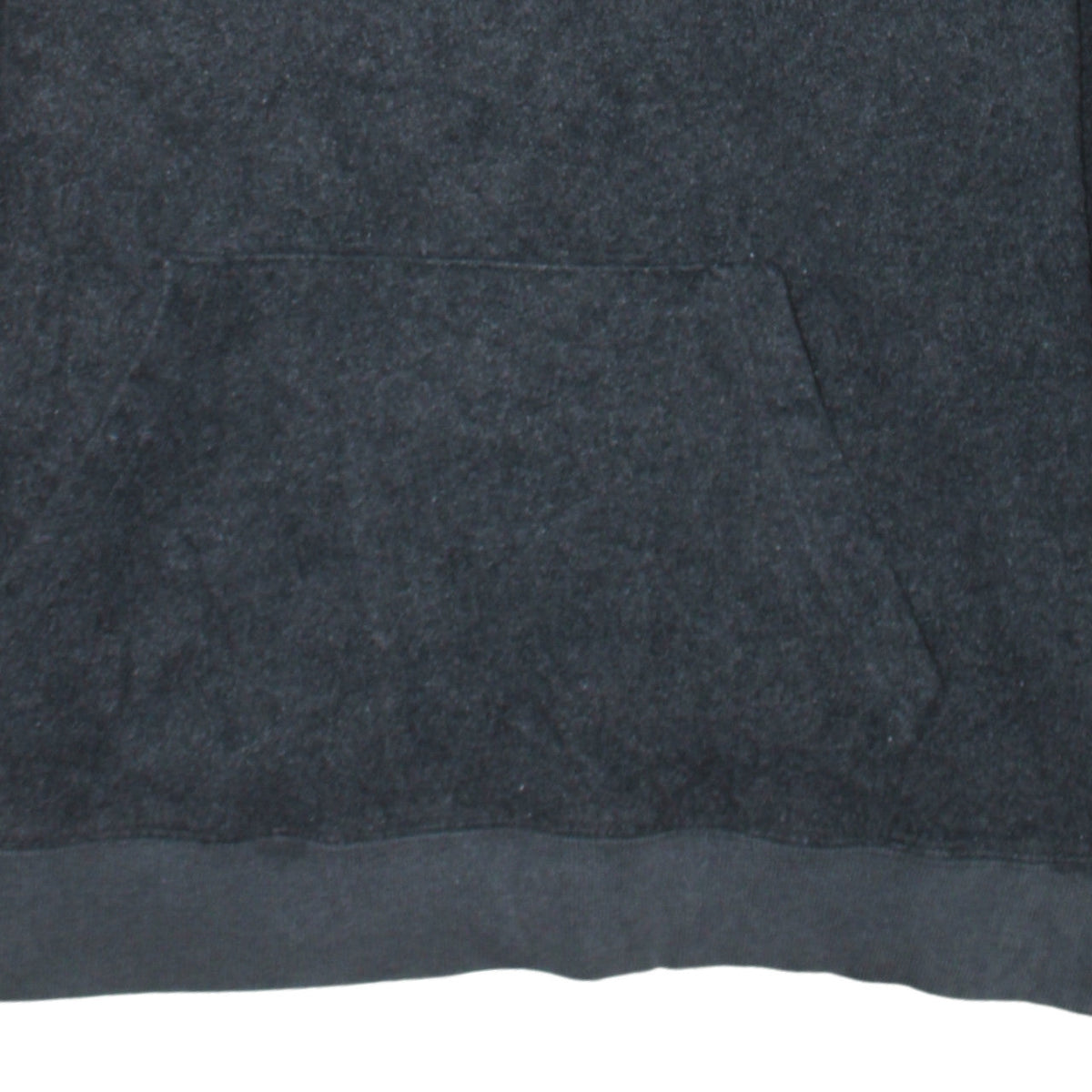 Gap Men Grey Pullover Hoodie M Logo Fleece Sweatshirt