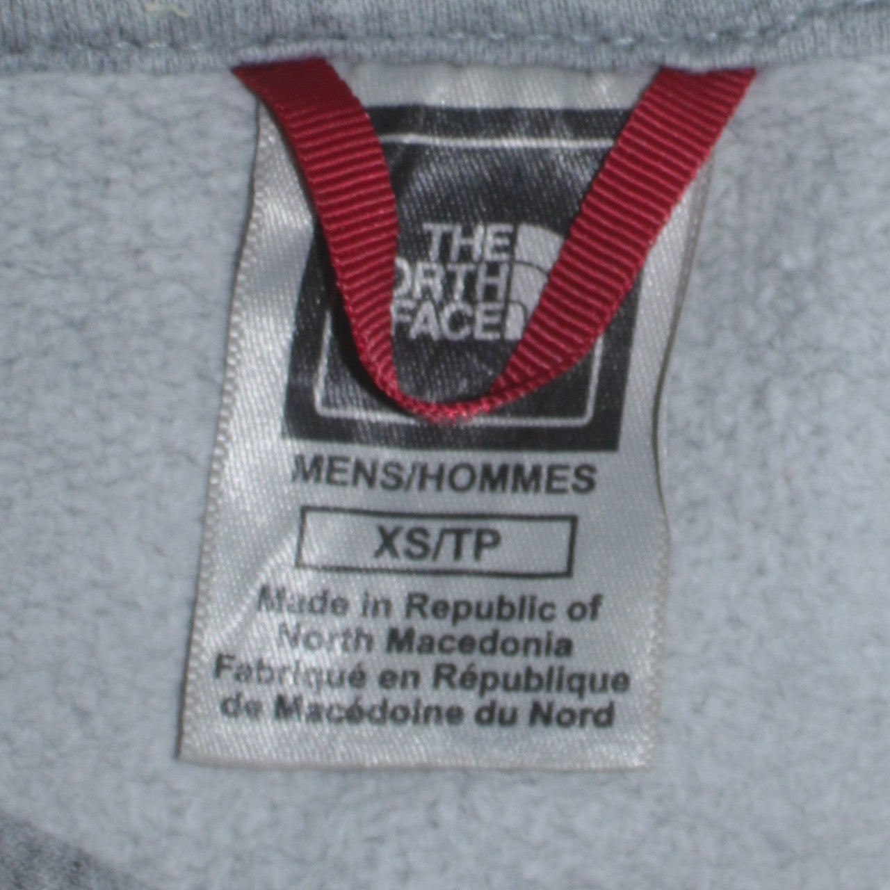 Mens UK Size XS The North Face Grey Pullover Hoodie