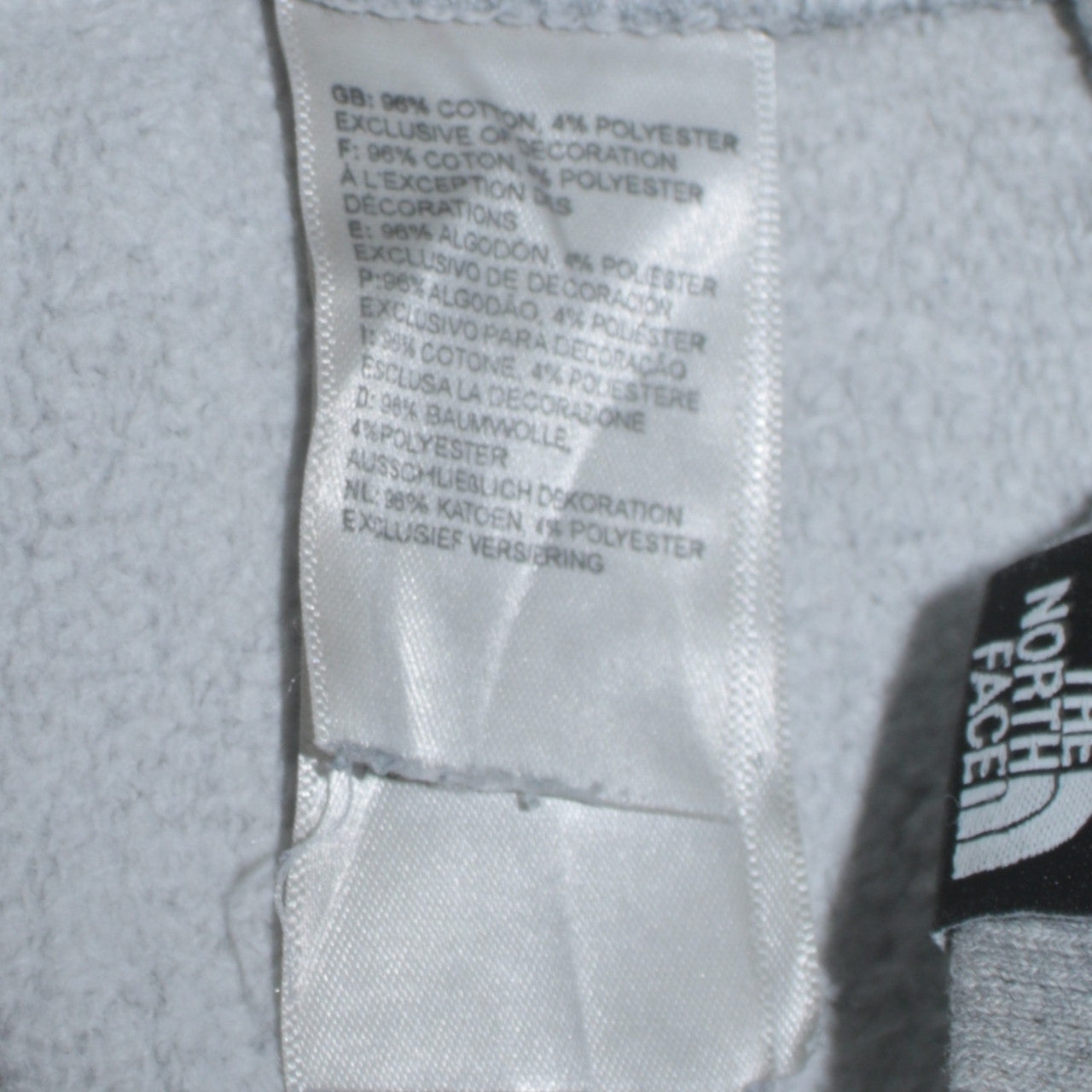 Mens UK Size XS The North Face Grey Pullover Hoodie