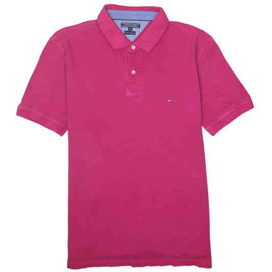 Tommy Hilfiger Men’s Pink 2XL Cotton Short Sleeve Polo Shirt