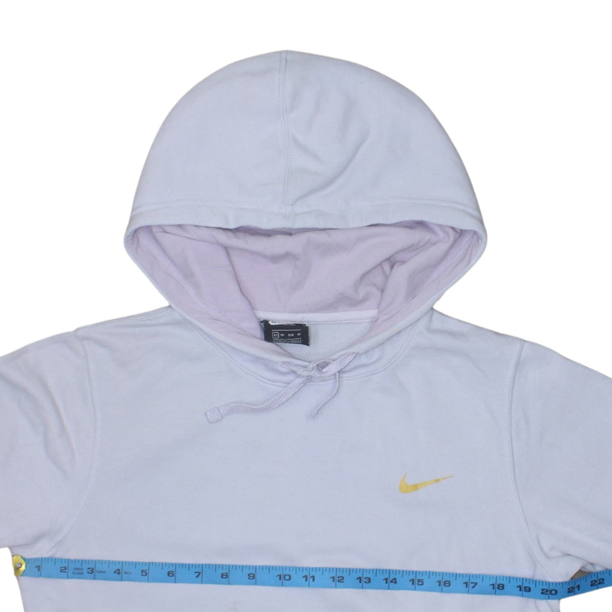 Womens UK Size XS Nike White Pullover Hoodie
