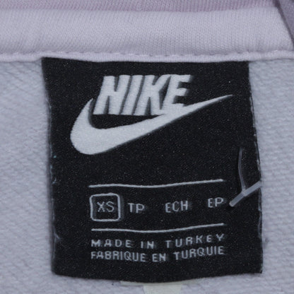 Womens UK Size XS Nike White Pullover Hoodie