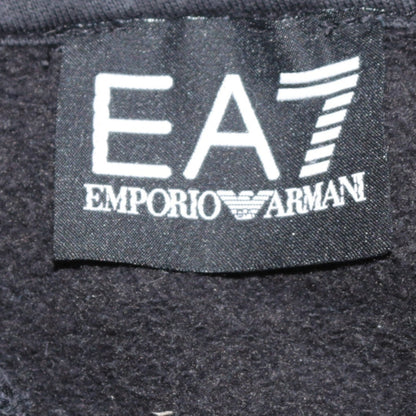 Mens UK Size L Emporio Armani Black Pullover Hoodie