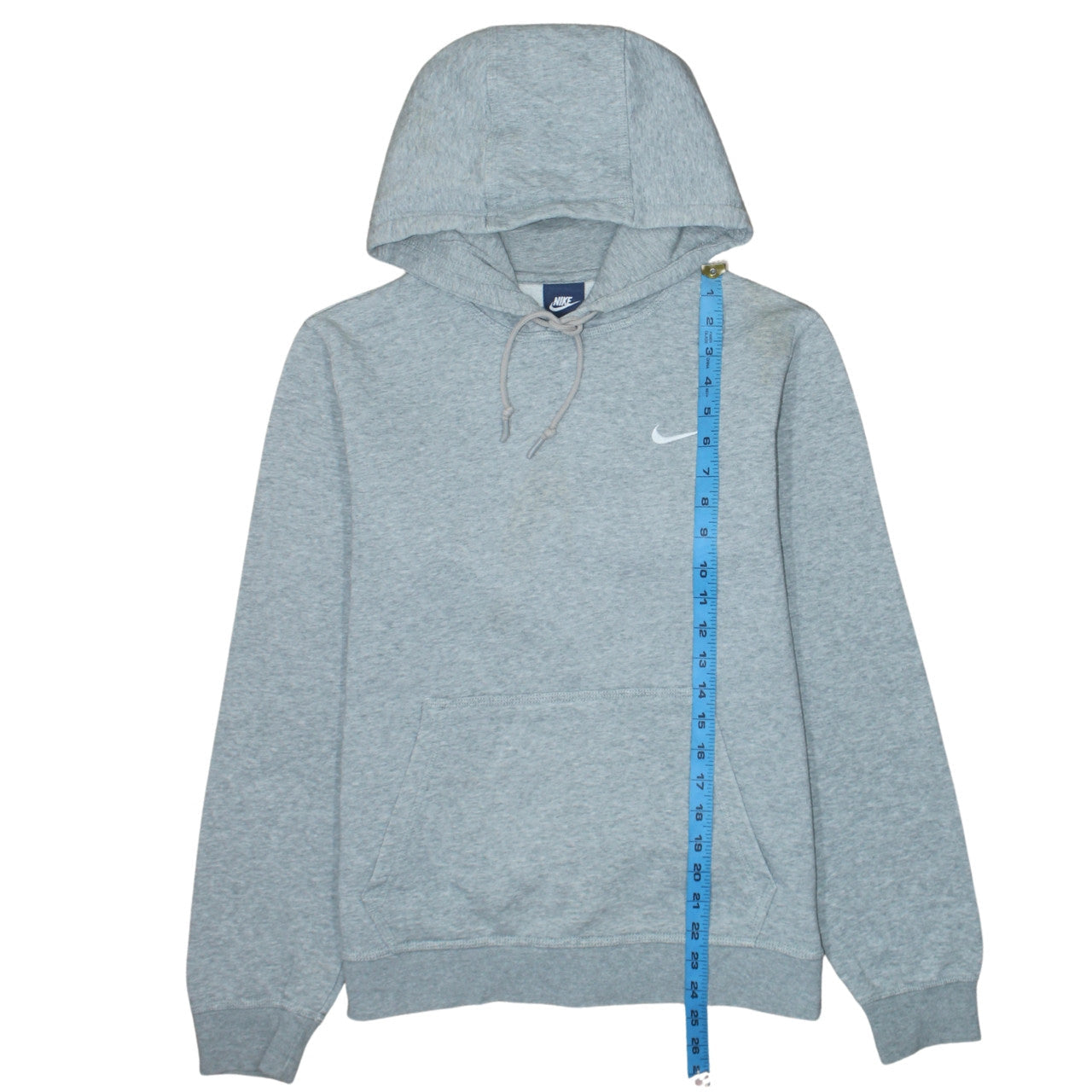 Mens UK Size M Nike Grey Pullover Hoodie