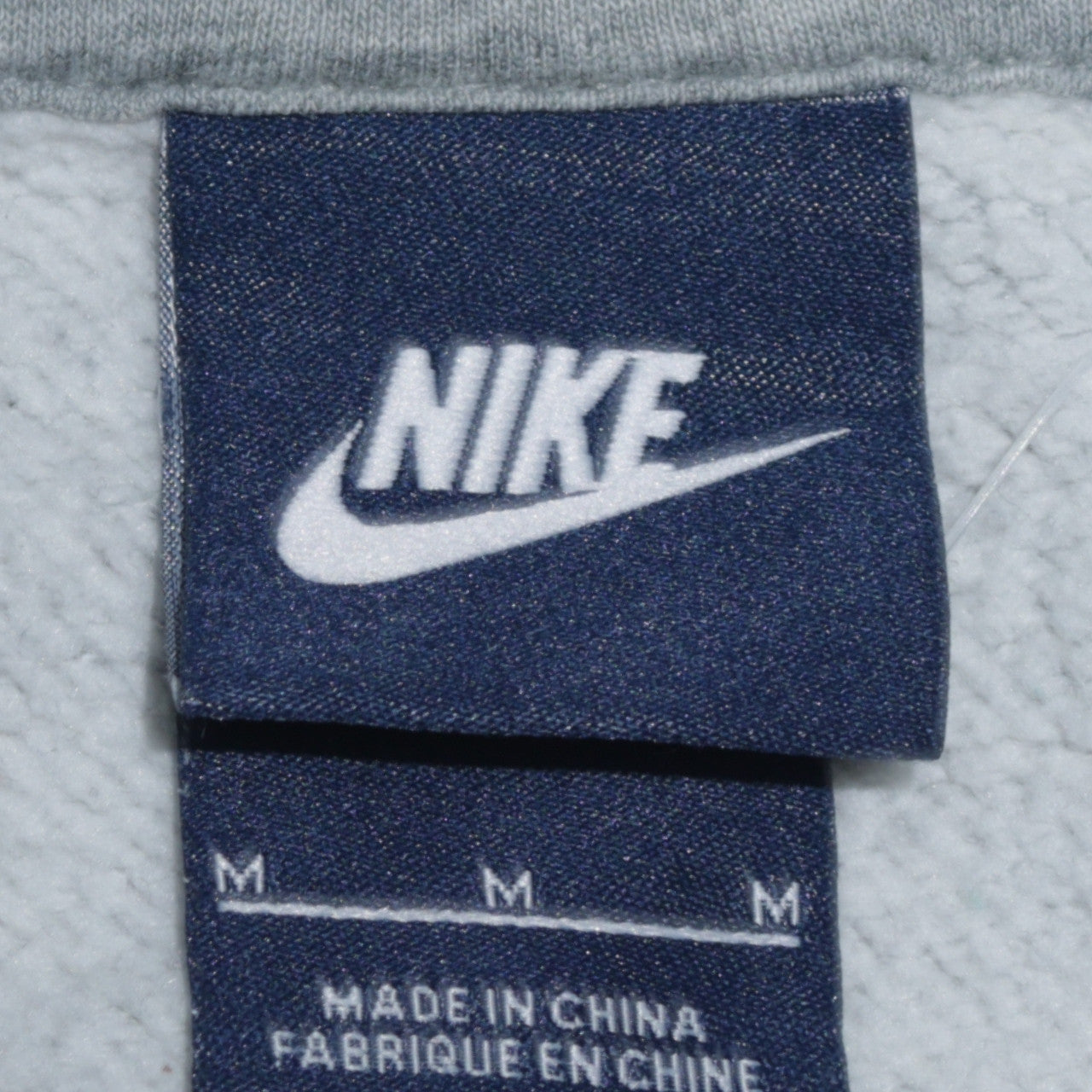 Mens UK Size M Nike Grey Pullover Hoodie