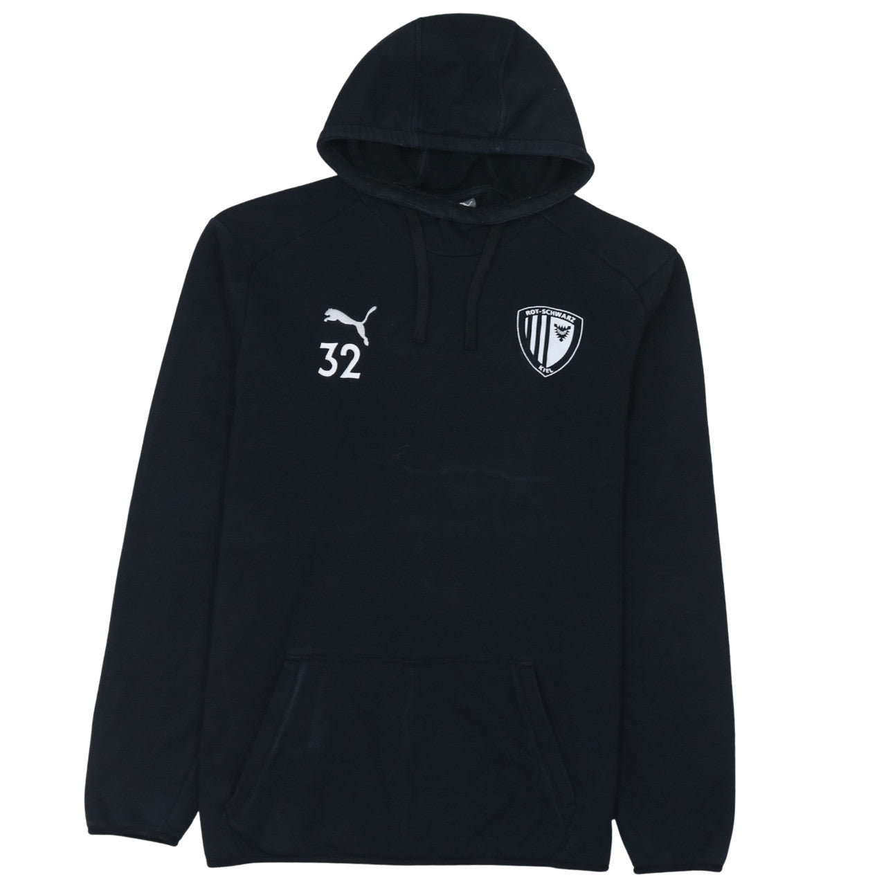 Mens UK Size L PUMA Black Pullover Hoodie