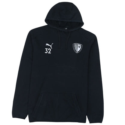 Mens UK Size L PUMA Black Pullover Hoodie