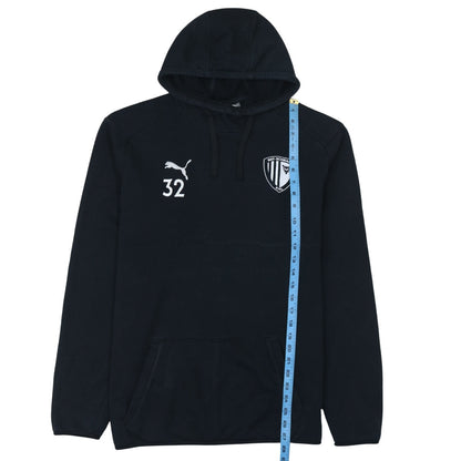 Mens UK Size L PUMA Black Pullover Hoodie