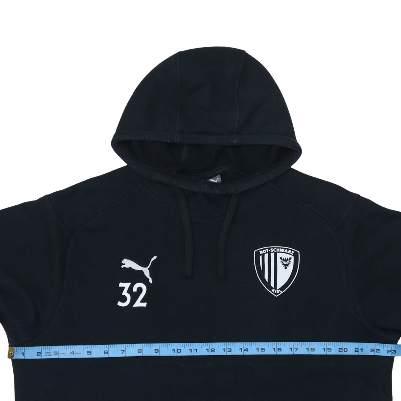 Mens UK Size L PUMA Black Pullover Hoodie