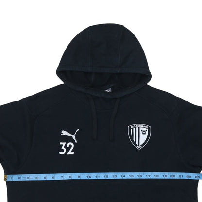 Mens UK Size L PUMA Black Pullover Hoodie