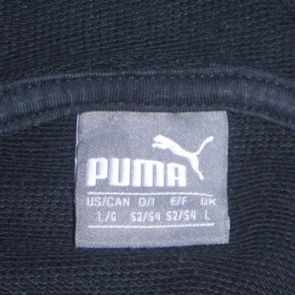 Mens UK Size L PUMA Black Pullover Hoodie