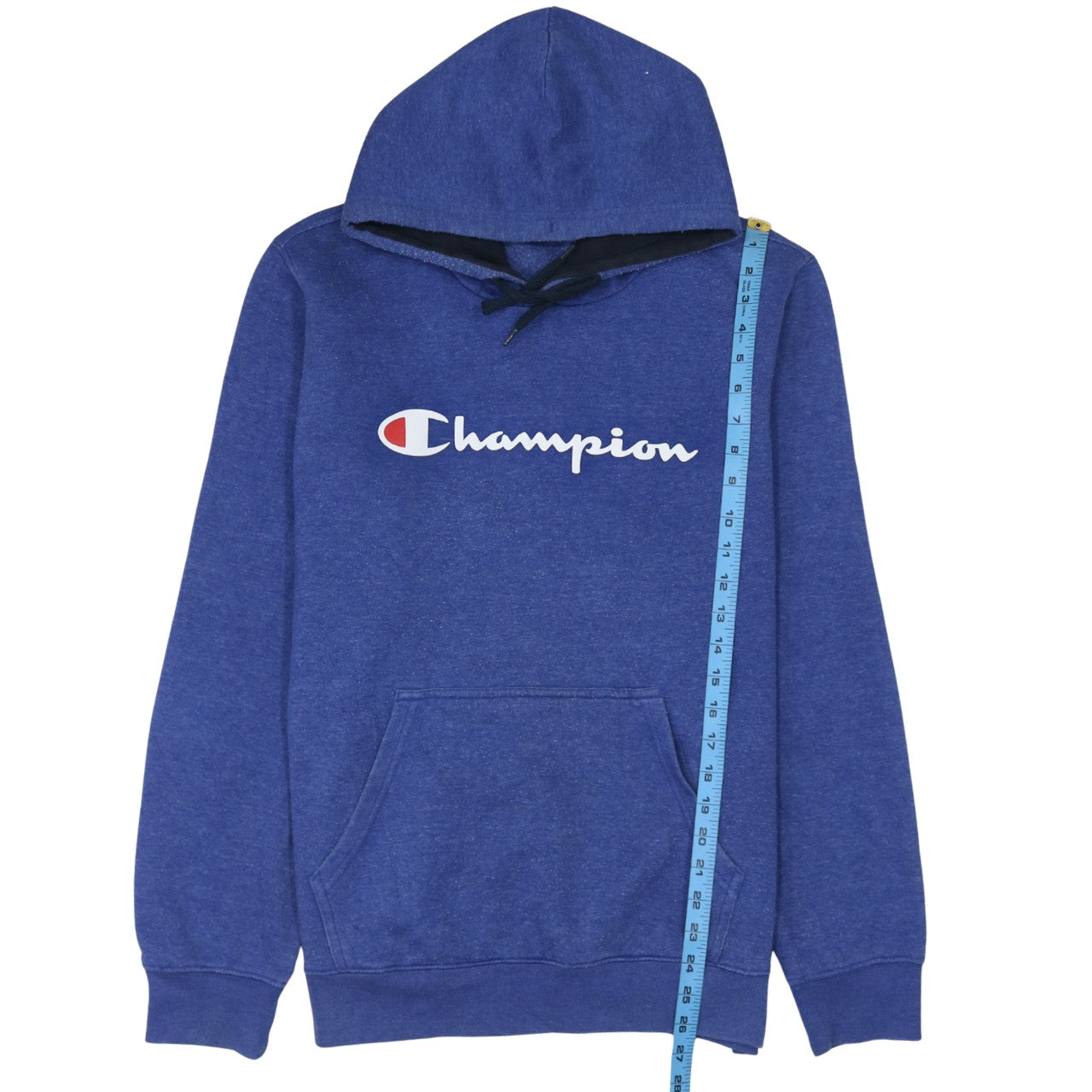 Mens UK Size L Champion Blue Pullover Hoodie