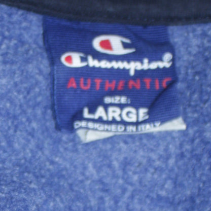 Mens UK Size L Champion Blue Pullover Hoodie