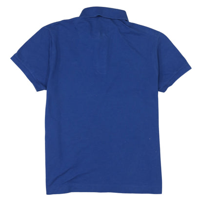 Lacoste Men's Blue Cotton Polo Shirt Size S Short Sleeve
