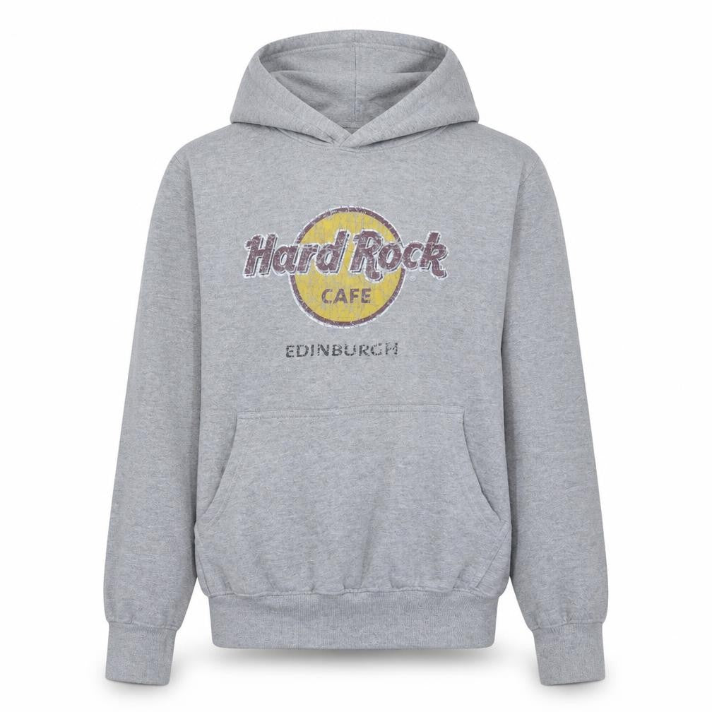 Mens UK Size M Hard Rock Cafe Grey Pullover Hoodie