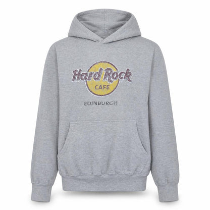 Mens UK Size M Hard Rock Cafe Grey Pullover Hoodie