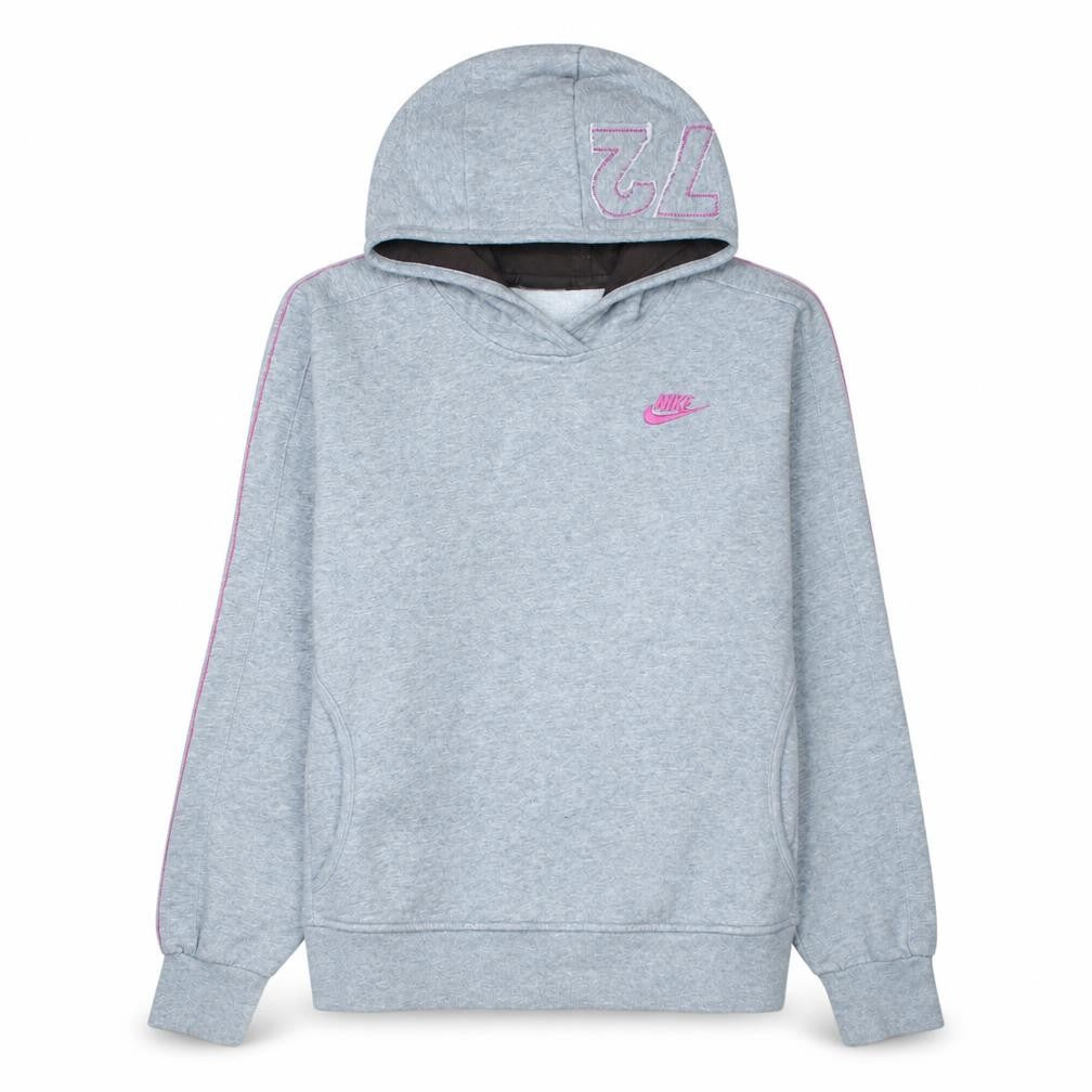 Womens UK Size L Nike Grey Pullover Hoodie