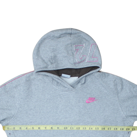 Womens UK Size L Nike Grey Pullover Hoodie