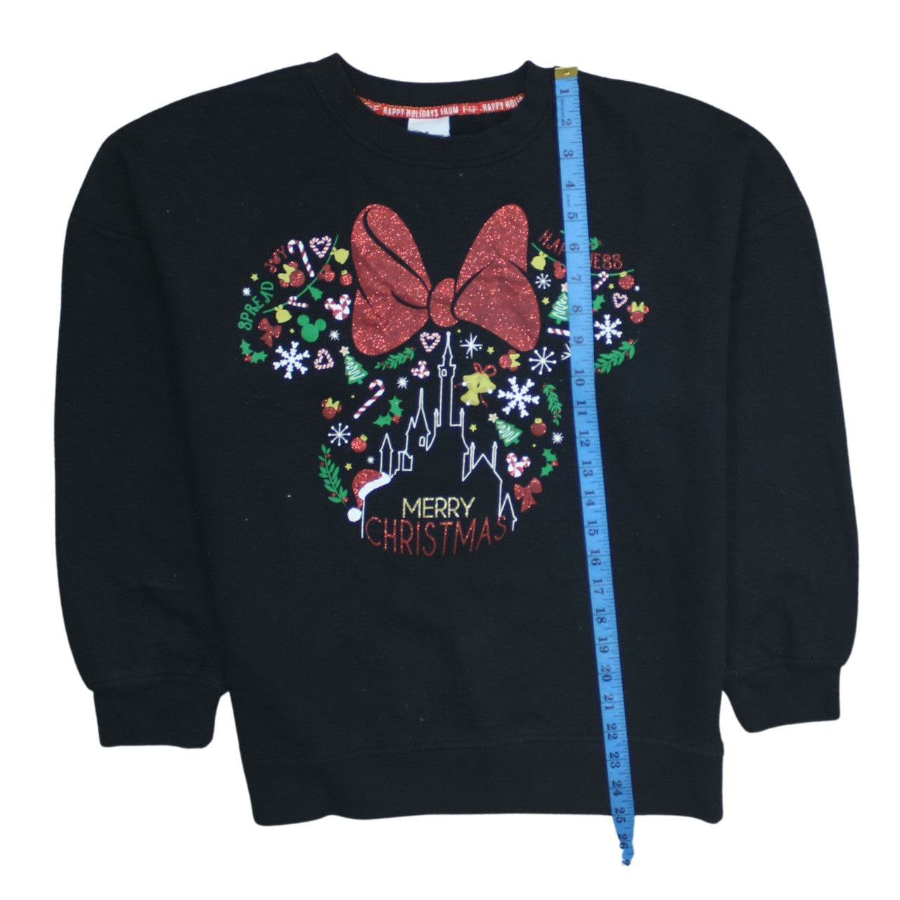 Womens UK Size M Disney Black Pullover Sweatshirt