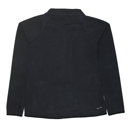 Womens UK Size L Nike Black Full Zip Sweatshirt