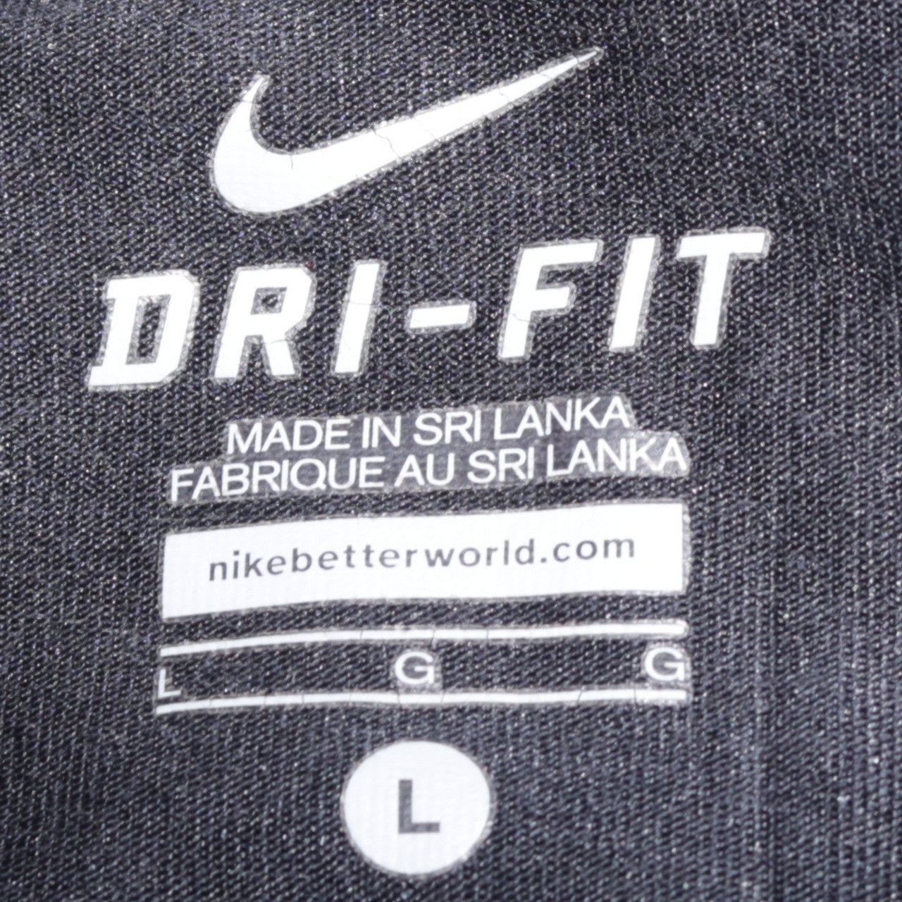 Womens UK Size L Nike Black Full Zip Sweatshirt