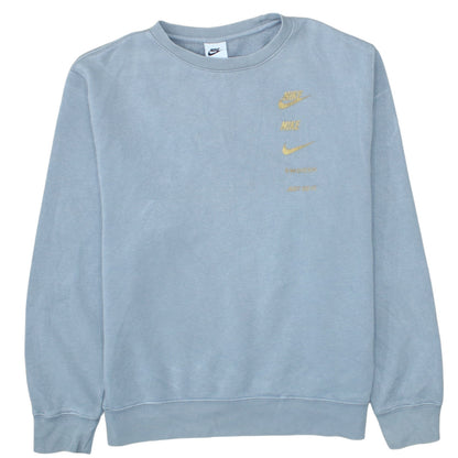 Mens UK Size S Nike Grey Pullover Sweatshirt