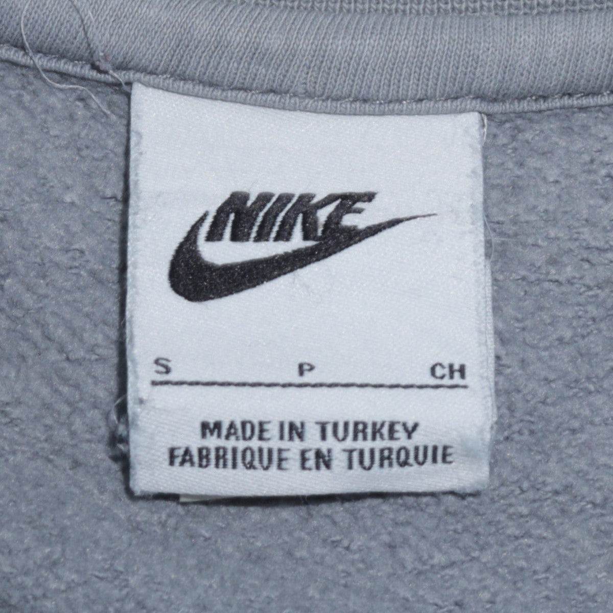 Mens UK Size S Nike Grey Pullover Sweatshirt