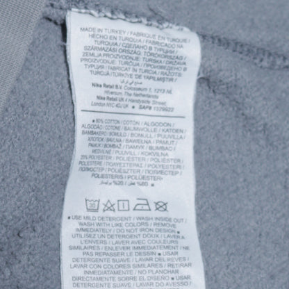Mens UK Size S Nike Grey Pullover Sweatshirt