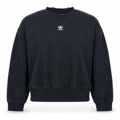 Womens UK Size 8 adidas Black Pullover Sweatshirt