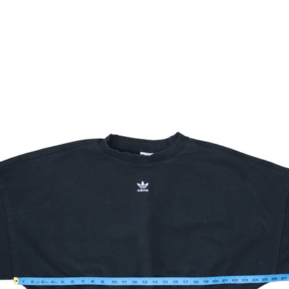Womens UK Size 8 adidas Black Pullover Sweatshirt