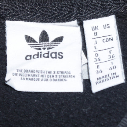 Womens UK Size 8 adidas Black Pullover Sweatshirt