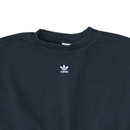Womens UK Size 8 adidas Black Pullover Sweatshirt