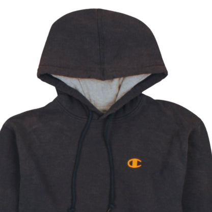 Mens UK Size S Champion Black Pullover Hoodie