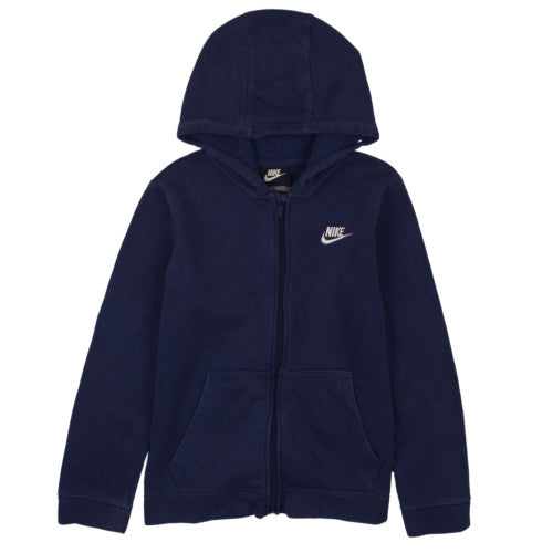 Boys UK Size L Nike Blue Full Zip Hoodie