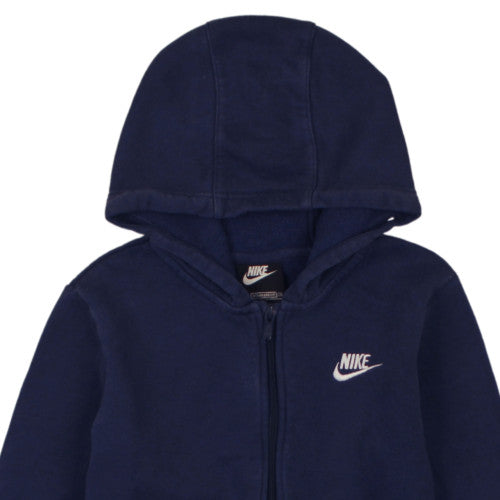 Boys UK Size L Nike Blue Full Zip Hoodie