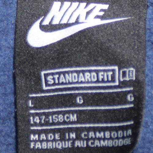 Boys UK Size L Nike Blue Full Zip Hoodie
