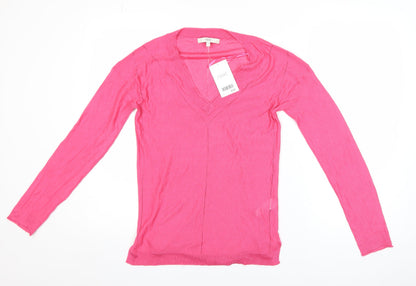 Womens UK Size 8 NEXT Pink Pullover Jumper