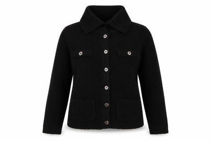 Womens UK Size S Marks and Spencer Black Cardigan Jumper