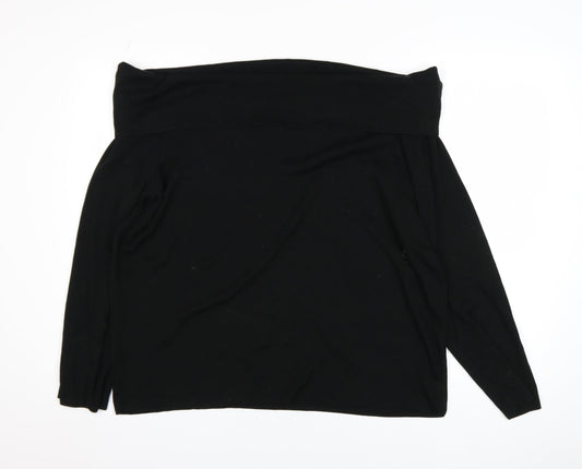 Womens UK Size 22 Marks and Spencer Black Pullover Jumper