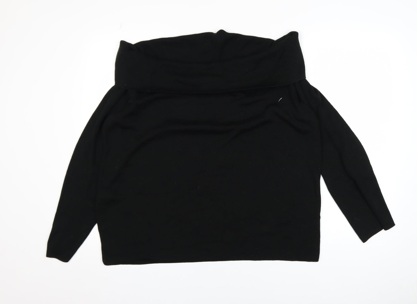 Womens UK Size 22 Marks and Spencer Black Pullover Jumper