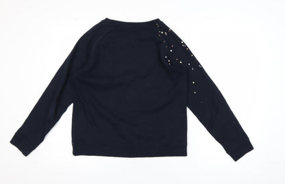 Womens UK Size XS Hush Blue Pullover Sweatshirt