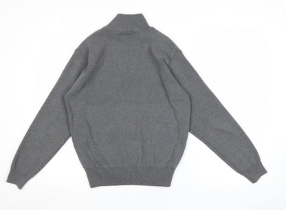 Mens UK Size M HUGO BOSS Grey Pullover Sweatshirt