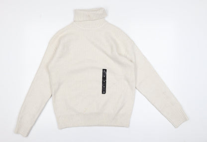 Womens UK Size S Marks and Spencer Ivory Pullover Jumper