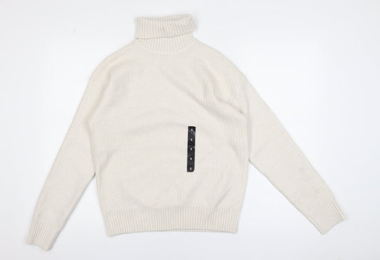 Womens UK Size S Marks and Spencer Ivory Pullover Jumper