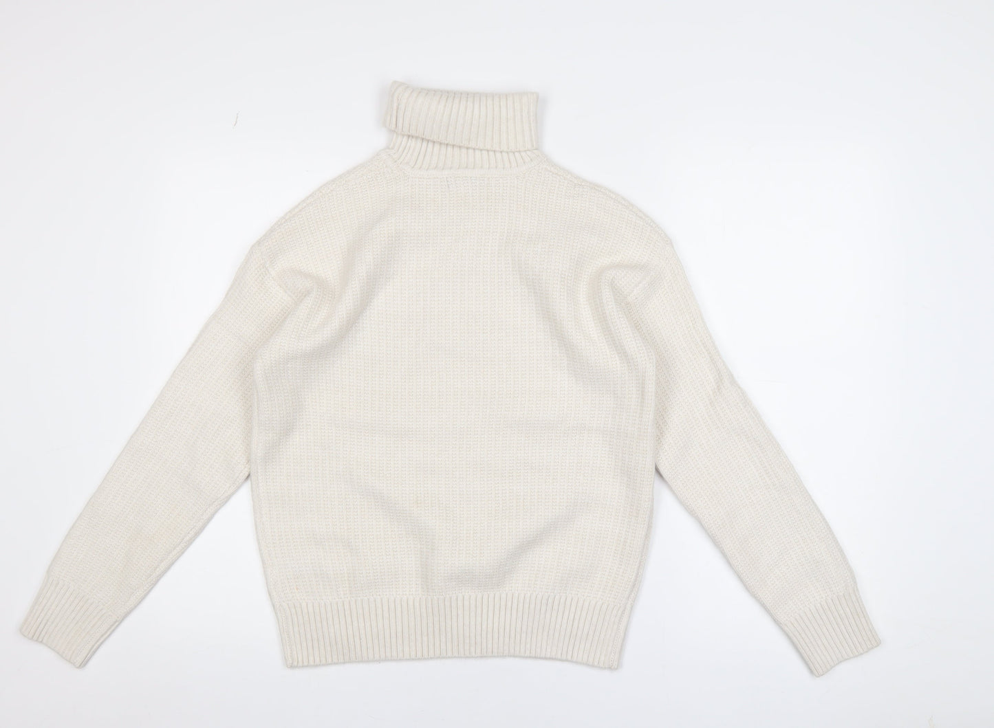 Womens UK Size S Marks and Spencer Ivory Pullover Jumper