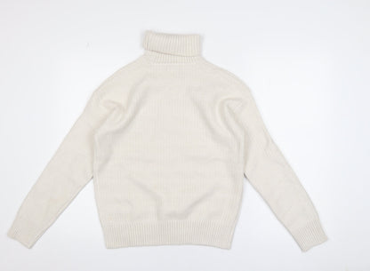 Womens UK Size S Marks and Spencer Ivory Pullover Jumper