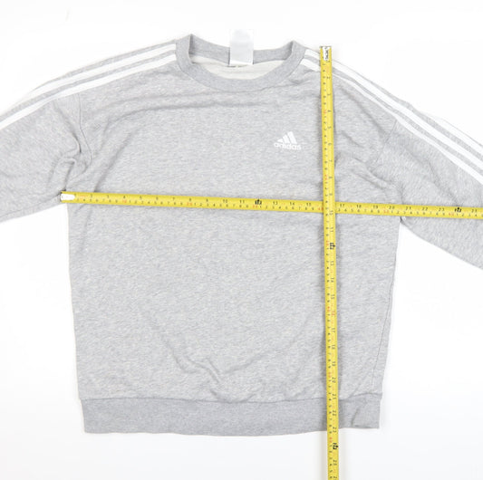 Womens UK Size XS adidas Grey Pullover Sweatshirt